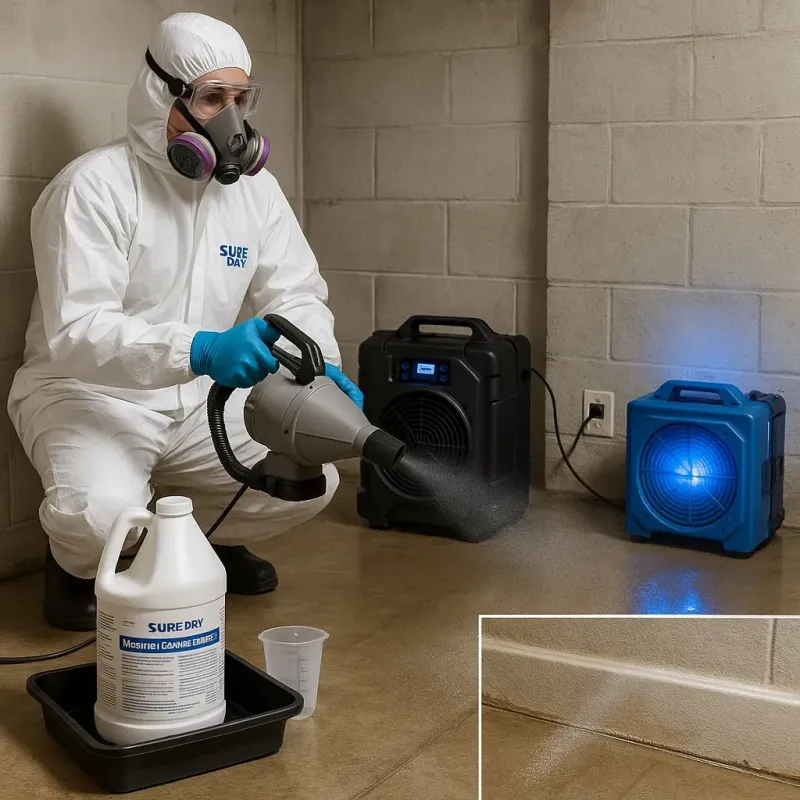 Sanitization and Odor Removal process in Phillips, ME